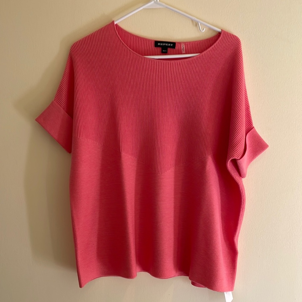 Repeat Cashmere Pink Sweater Size Small